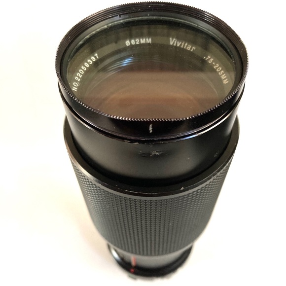 VIVITAR 75-205mm 1:3.8 MC MACRO FOCUSING ZOOM LENS W/ TIFFEN 62mm - Picture 9 of 9
